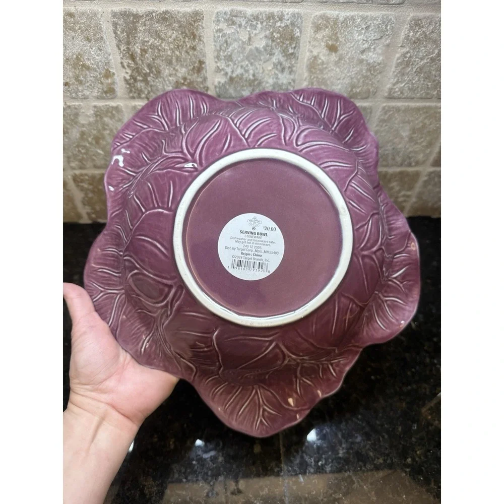 NWT STONEWARE BOWL JOHN DERIAN For TARGET 12¼